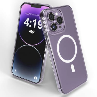 My Case Transparant Hoesje – Geschikt voor iPhone 14 Pro - Geschikt voor MagSafe – Slank, Sterk en Shock proof