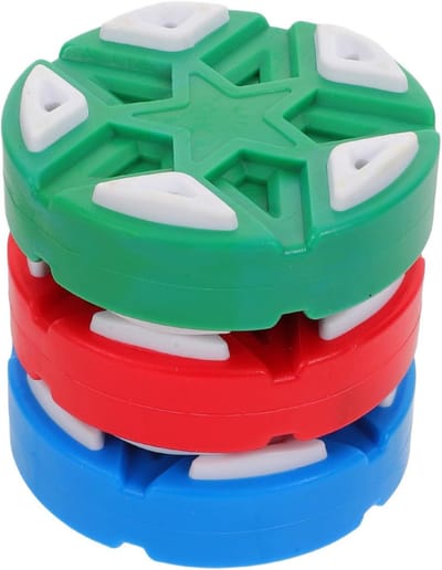 Hockeypucks - Roller hockey pucks - Vaardigheden Verbeteren - Duurzaam ABS Materiaal - 7.50X7.50X2.50CM - Diverse kleuren