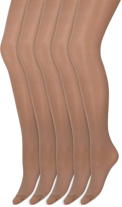 Glans panty | 35 Denier | Merk: Marianne | Maat: S t/m XXL | Kleur: Muscat | 5 Paar
