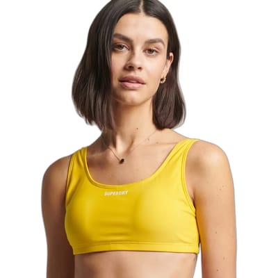 Superdry Code Essential Bikinitop Geel XS Vrouw