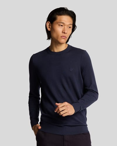 Lyle & Scott - Heren sweater - Maat XXL - Mannen - MARINE -