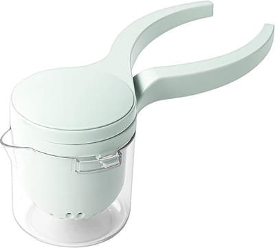Handmatige Citruspers - Sap Maker - Verse Sapjes Maken - Antislip Bodem - 11.4 x 12 x 11.4 cm - Groen