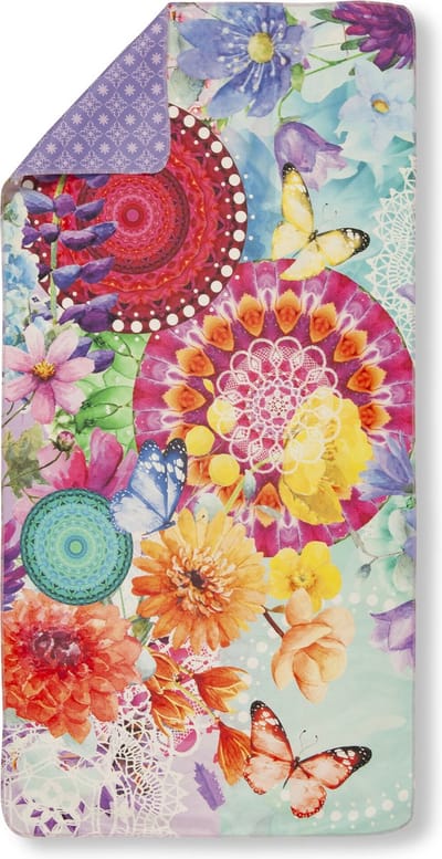 HIP Yoga / Reishanddoek "mandala's en bloemen" - Multi - (75x180 cm) - Microvezel