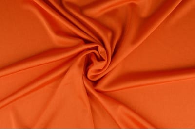 Tricot voering - 1 meter - Donker oranje - Per meter- Charmeuse stretch voering - 160cm breed