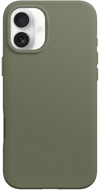 Rhinoshield, Hoesje Geschikt voor Apple iPhone 16 Plus Model SolidX compatibel met Draadloos Opladen, Olijfgroen