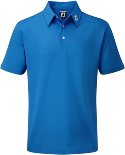 Footjoy Pique Poloshirt 91817 Cobalt Blauw