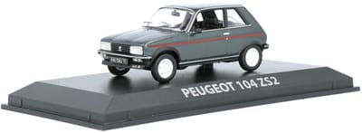 Peugeot 104 ZS2 1979 Vulcain Grijs Model 1/43 Norev