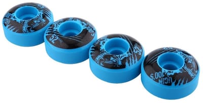 JHUBERS- Skateboard Wielen Hoog Elastisch PU 52mm x 30mm - 4 Stuks - Duurzaam - Geschikt voor Ruwe Gronden - Hardheid SHR-100A - Compact Ontwerp - Longboardwielen