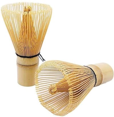 Knaak Matcha Klopper - Premium Matcha Whisk - Bamboe - 100 borsteltjes - 11 cm lang