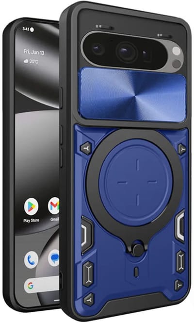 Hoesje geschikt voor Google Pixel 10 Pro XL - Techsuit CamGuard Pro Back Cover - Blauw