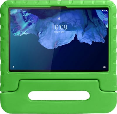 Hoesje - Geschikt voor Lenovo Tab P11 - Kinderhoes Shockproof Bumper - Kidsproof Case - Tablet Hoes - Kinder Hoes Cover - Groen
