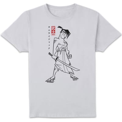 Samurai Jack Kanji Men's T-Shirt - White - S