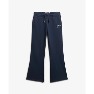 Superdry - Athletic Essentials joggingbroek met lage taille en wijde pijpen - Dames - Broeken
