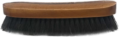 Kledingborstel zwart paardenhaar 17cm