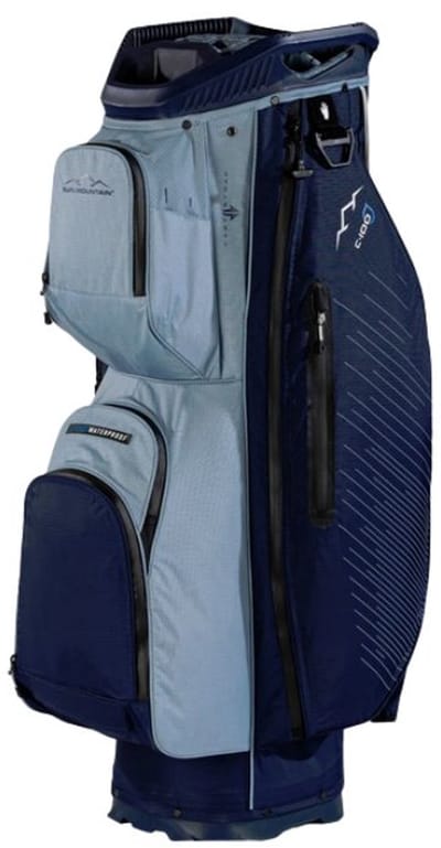 Sun Mountain C-100 Cartbag Waterdicht Navy Ash Platinum
