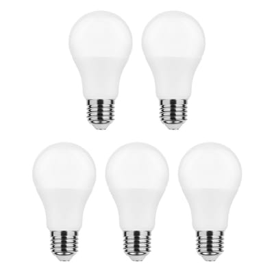 Modee E27 LED Lamp 8.8W Dag/Nacht Sensor - 806lm - 4000K - Neutraal Wit - Globe A60 - Vervangt 60W Halogeen Gloeilamp - 5 stuks