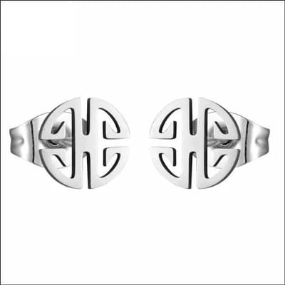 Aramat Jewels | Oorbellen | Roestvrij Stalen Oorbellen fantasie motief | | | |9mm | Staal | Volwassenen | Verkleurd niet