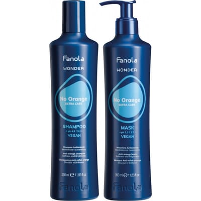 Fanola Wonder No Orange Shampoo 350ml + Masker 350ml
