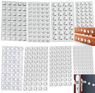 379 Stuks Elastische Buffers en Zelfklevende Rubber Pads voor Meubels en Deuren - Geluidsdemping en Antislip Oplossingen