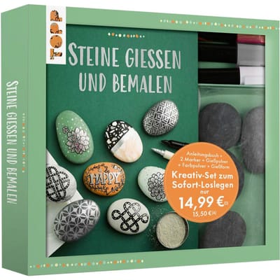 Creatieve set "Steine gießen"