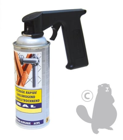 Spuitbushandgreep kunststof