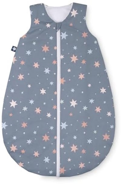 Zomerslaapzak jersey 0,5 TOG voor baby's, wasbaar op 60 °C, OEKO TEX Standard 100, geschikt voor maat 56/62