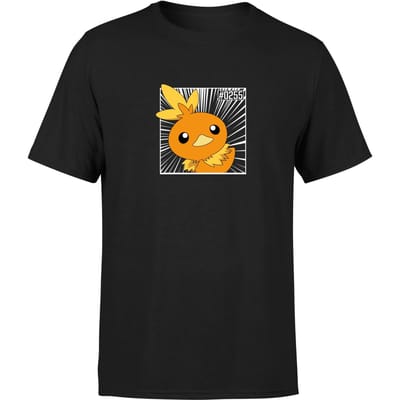 Pokemon Torchic Men's T-Shirt - Black - S