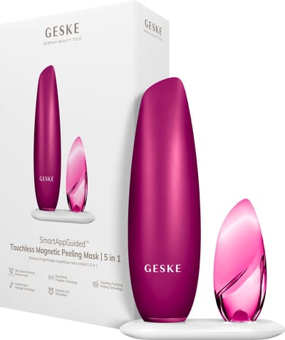 GESKE | SmartAppGuided™ Touchless Magnetisch Peeling Mask 5 in 1 | Magnetisch gezichtsmasker | Verwijdert onzuiverheden | Gezichtsmasker | Poriënreiniging | Verzorging | Gezichtmaskers