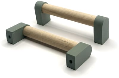 Home 3D® - Handgreep Groen – 96mm – Beukenhout – Gemaakt in Nederland – Inclusief Schroeven - Voor Keuken, Kast en Meubel