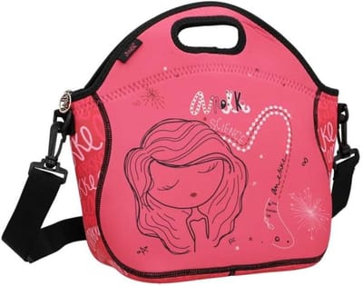 Lunchtas Neopreen | Draagtas Koeltas met Schouderriem | 31 x 30 x 13.5 cm | Neopreen Koeltas voor Vrouwen en Meisjes