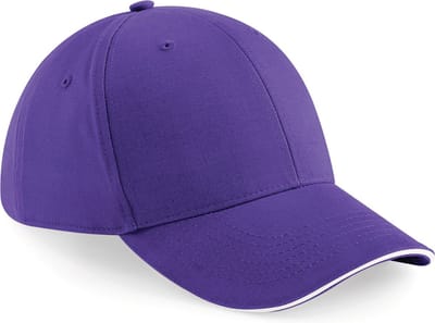 Beechfield Pet Athleisure met 6 panelen B20 - Purple / White - One size