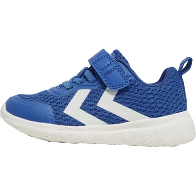 Hummel kindersneaker Actus Recycle Infant Lapis Blue/Saffron (zonder sponsorlogo)
