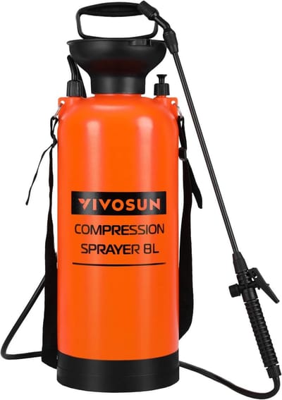 Druksproeier Tuin - Water Verstuiver - Planten Water Geven - Druk Veilige Klep - 8 Liter Capaciteit - Groen