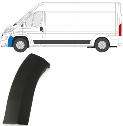 Sierlijst zijlijst voorbumper voor Fiat Ducato 2018-2023 / Links