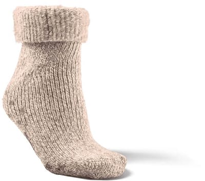 Fellhof antislip huissokken maat 35-38 - beige