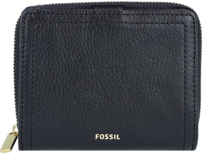 FOSSIL Leren Portemonnee Logan RFID Mini Multifunction Black Zwart