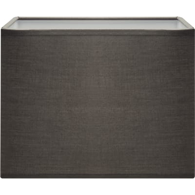 Home Sweet Home Lampenkap Block vierkant - van stof - antraciet - Moderne stoffen Lampenkap - 20/20/15,5cm - E27 lamphouder - voor tafellamp,