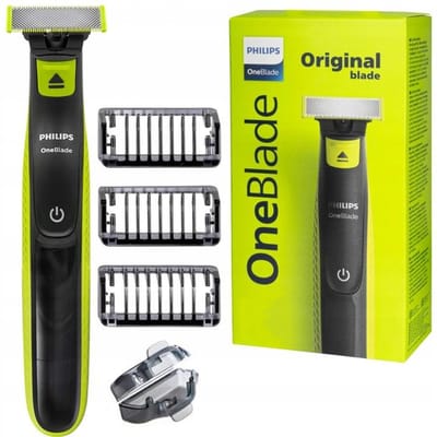 Philips OneBlade Face QP2724/10 - Baardtrimmer - Trimmer, Scheerapparaat en Styler in 1 - 3 Trim-opz