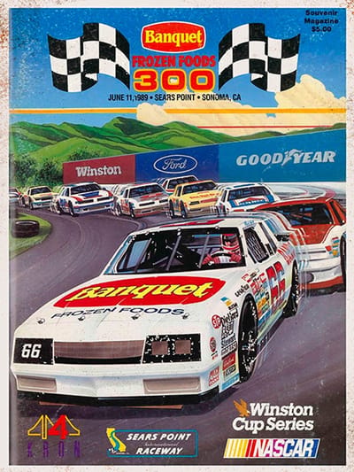 Signs-USA - Auto - Garage Sign - metaal - Nascar 1989 - 20 x 30 cm