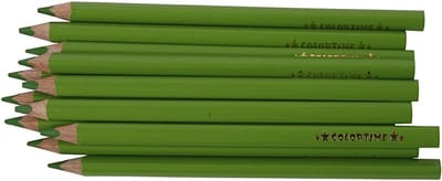 Kleurpotloden, L: 17,45 cm, vulling 5 mm, JUMBO, lichtgroen, 12 stuk