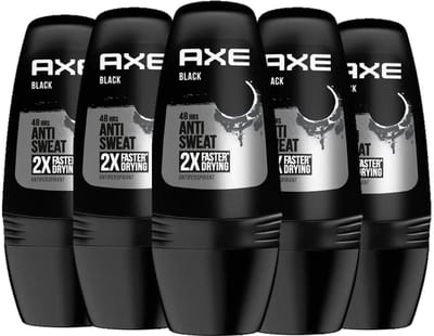 AXE Deo Roller Black - Voordeelverpakking 5 x 50 ml
