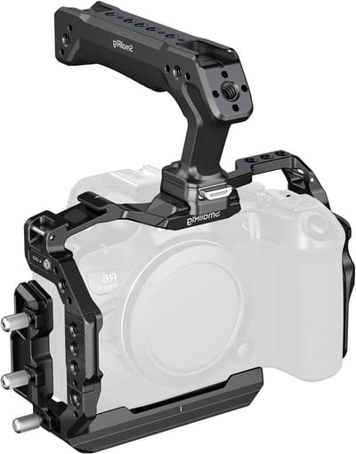 Volledige Camera Cage Kit voor Canon R6 Mark III en R6 Mark II met Top Handle, HDMI Kabelklem en Snelle Bevestiging - 5957