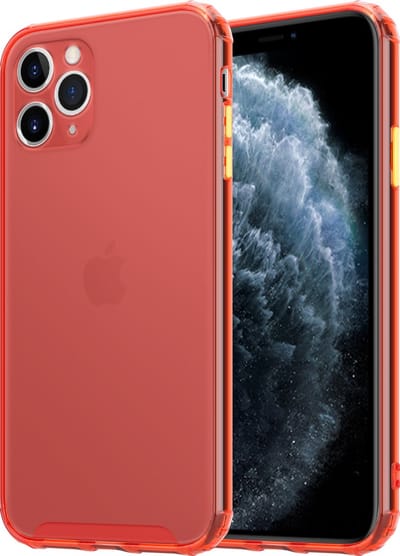 ShieldCase Gekleurde Shock case geschikt voor Apple iPhone 11 Pro hoesje - rood - Duurzaam Telefoonhoesje - Stijlvolle Shock Case - Hoogwaardig materiaal