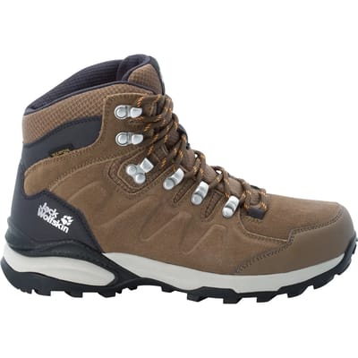 Jack Wolfskin Refugio Texapore Mid - Wandelschoenen - Dames Brown / Apricot 36