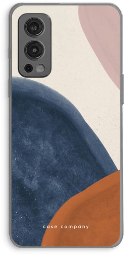Case Company® - Hoesje geschikt voor OnePlus Nord 2 5G hoesje - Geo #1 - Soft Cover Telefoonhoesje - Bescherming aan alle Kanten en Schermrand