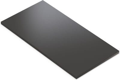 Tafelblad - Werkblad - Werkplaats Keuken - Vochtbestendige Rand - 80x50 cm - Antraciet