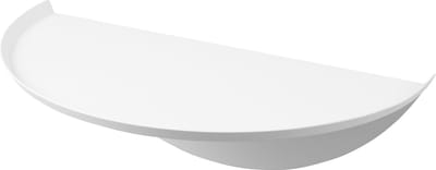 Yamazaki Wandplank Halfrond - Tower - Wit