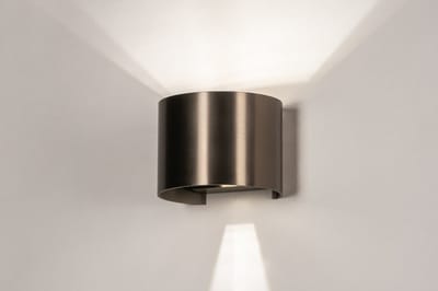 Lumidora Wandlamp 14271 - Voor binnen - MIAMI - G9 - Bruin-brons - Bruin - Aluminium