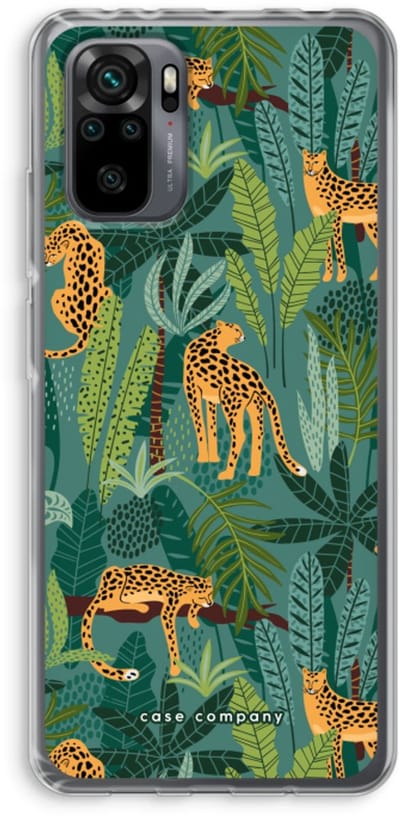 Case Company® - Hoesje geschikt voor Xiaomi Redmi Note 10 Pro hoesje - Luipaard 2 - Soft Cover Telefoonhoesje - Bescherming aan alle Kanten en Schermrand
