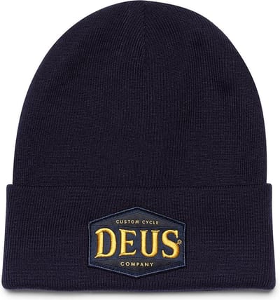 DEUS Service Beanie - Denim Blue